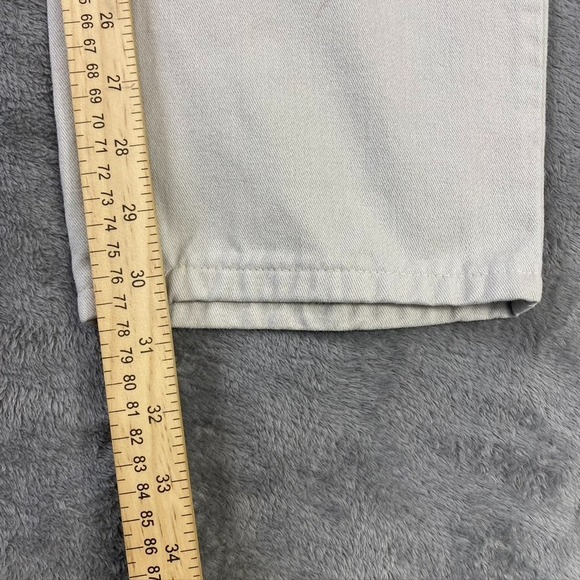 SOLD- Route 66 Jeans Mens 32x32 Ivory Denim Relaxed Straight Fit Pant Vintage - Picture 12 of 16